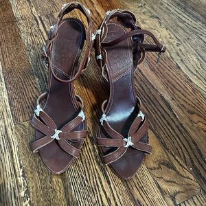 Authentic Dios Wedge/Heel/sandals Size 39M (8.5)